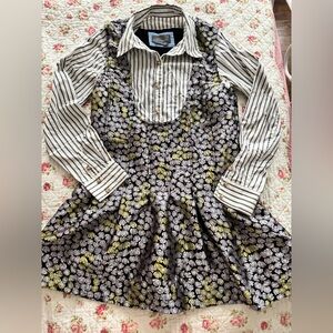 Anthropologie twofer mini dress